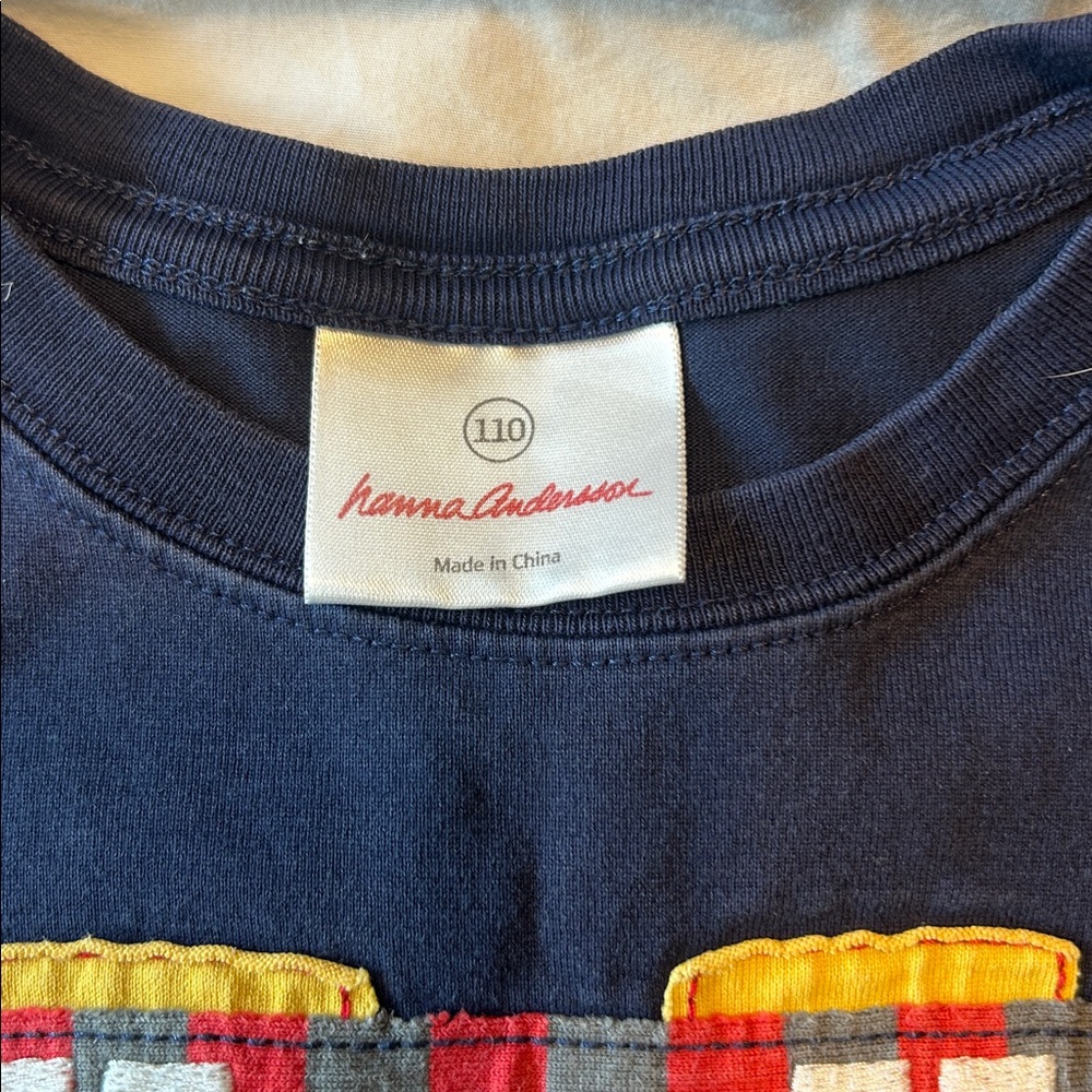 Hanna Andersson appliqué LS shirt - Picture 3 of 5